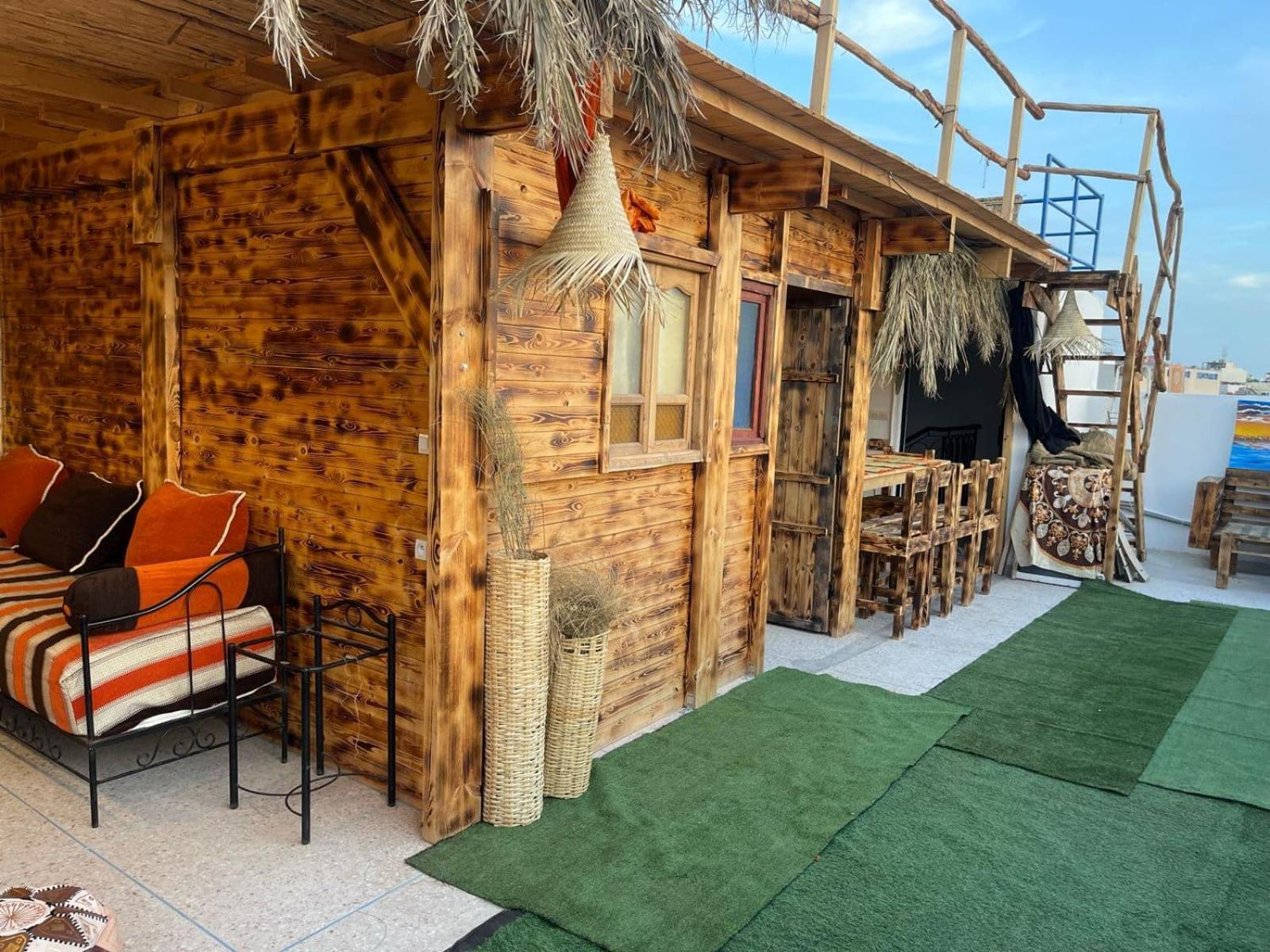 Heaven Surf Camp Vandrerhjem Tamraght Eksteriør bilde